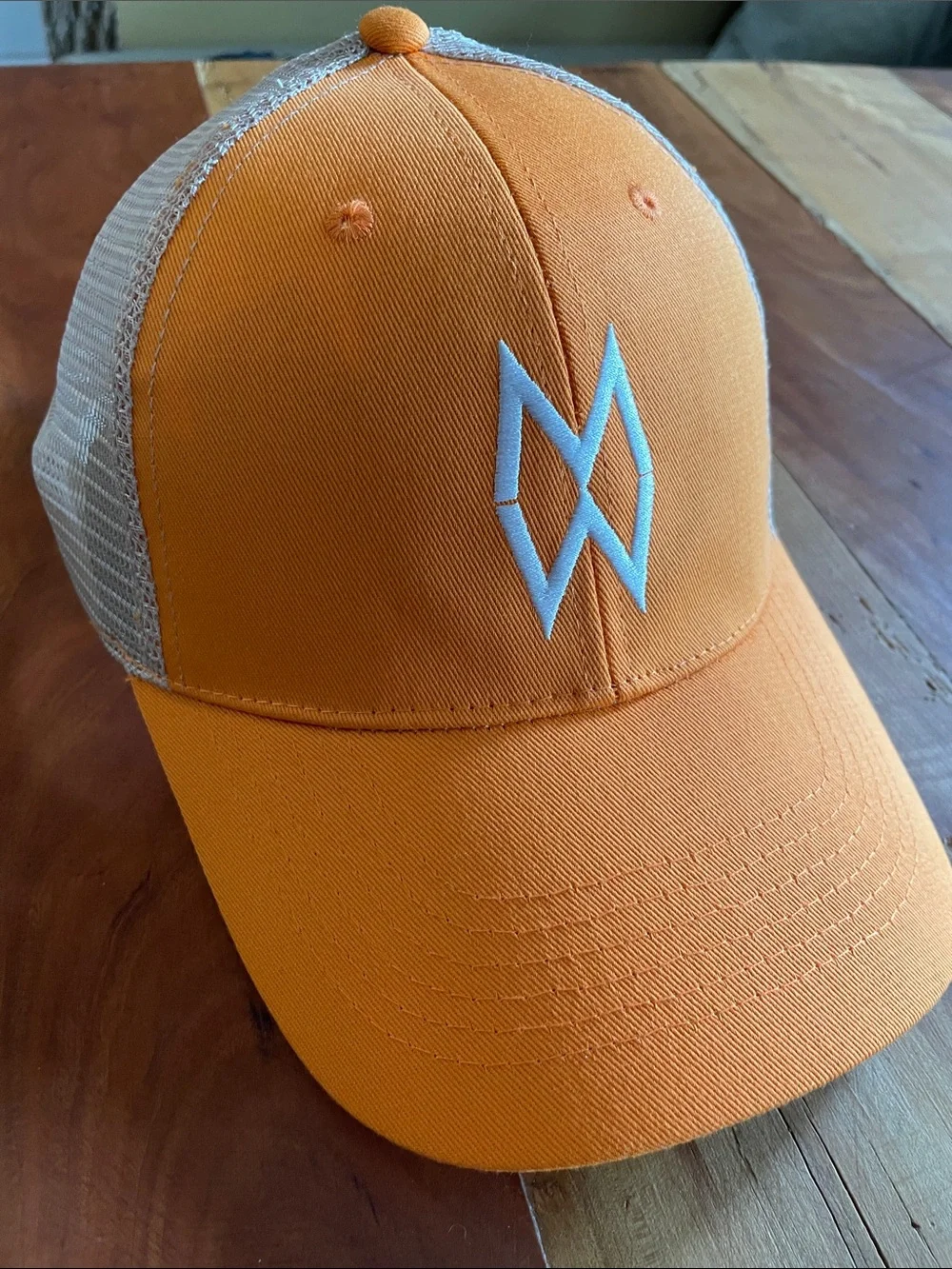 Morgan Wallen UT Orange Mesh-Back Trucker Cap with White Embroidered Logo